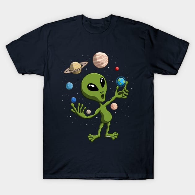 Alien Found Life T-Shirt by NewSignCreation